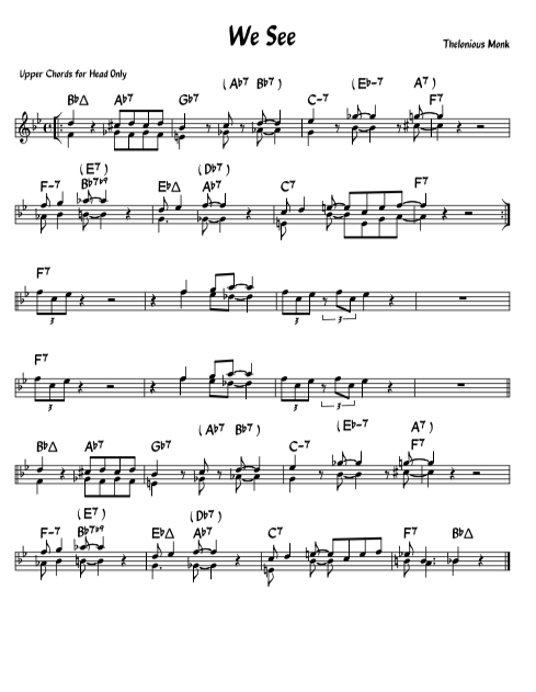 WE SEE – Thelonious Monk