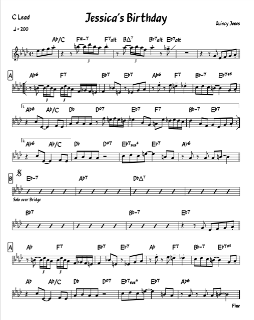 JESSICA’S BIRTHDAY – Quincy Jones